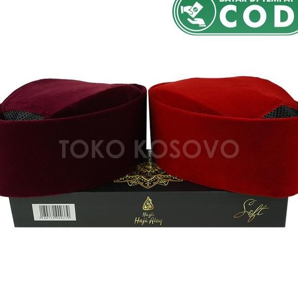 Peci Susun Haji Alay Tinggi 7 8 9 10 Non Ac Peci Sholat Bludru Ukuran Anak Laki Pria Warna Hitam Mar