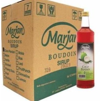

Marjan Boudoin Sirup ( Melon , Coco Pandan ) 12 Botol X 460Ml