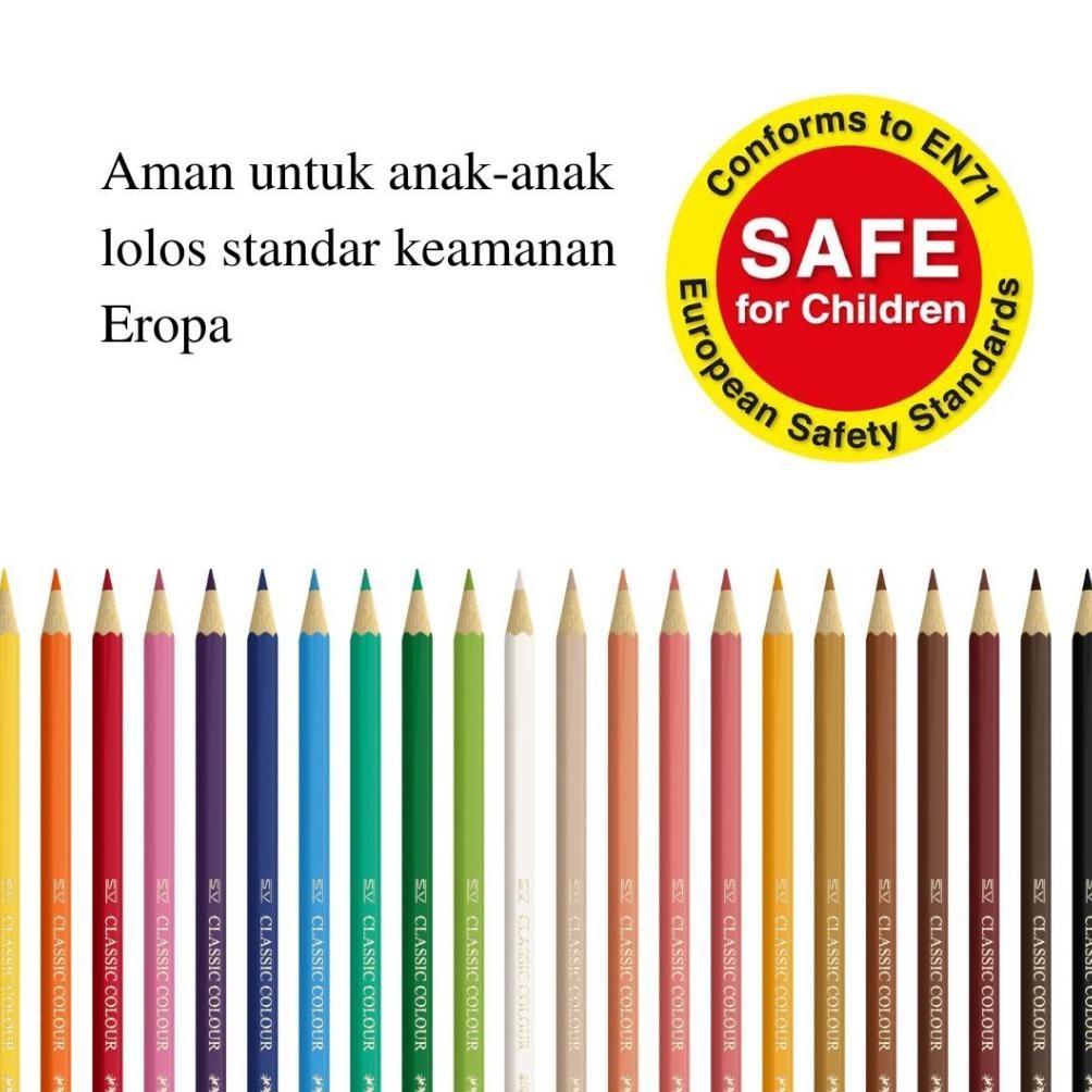 

Heatshrin Faber-Castell Pensil Warna Color Pencils Classic Color Pel-116