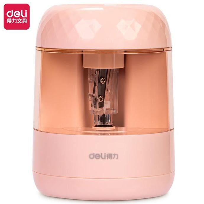 

Deli Rautan Pensil Elektrik Otomatis / Electric Pencil Sharpener VA100 L83