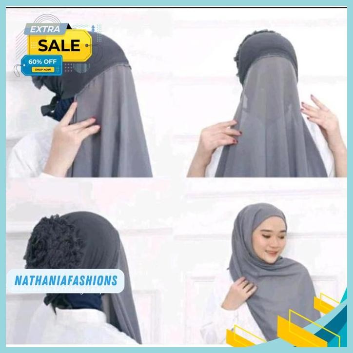 PASHMINA INNER TURKI // P INNER CEPOL TURKI KERUDUNG INSTAN BY NATHANIA FASHIONS PRODUK PILIHAN 