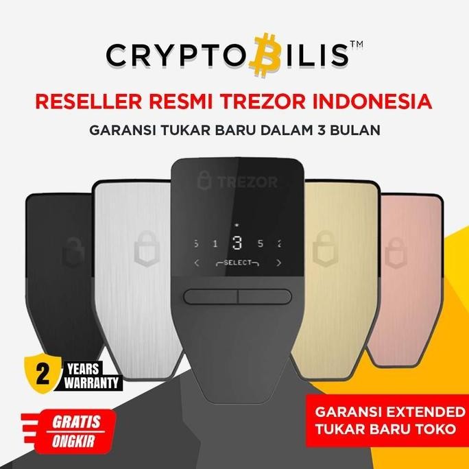 Trezor Safe 3 - Reseller Resmi Trezor 100% Original & Tersegel, Bitcoin, Crypto, Web3, Hardware Wall