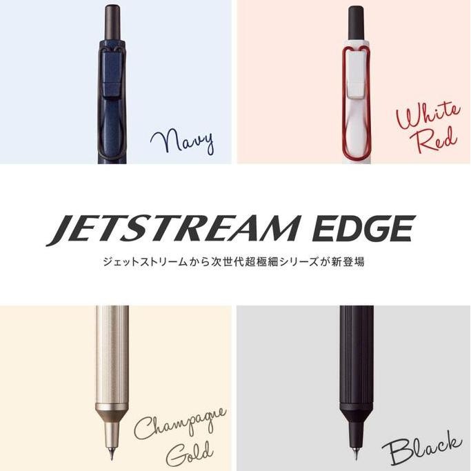 

BEBAS ONGKIR - Uni Jetstream Edge Ballpoint Ink Pen 0.28mm Mitsubishi Uni Oil-Based