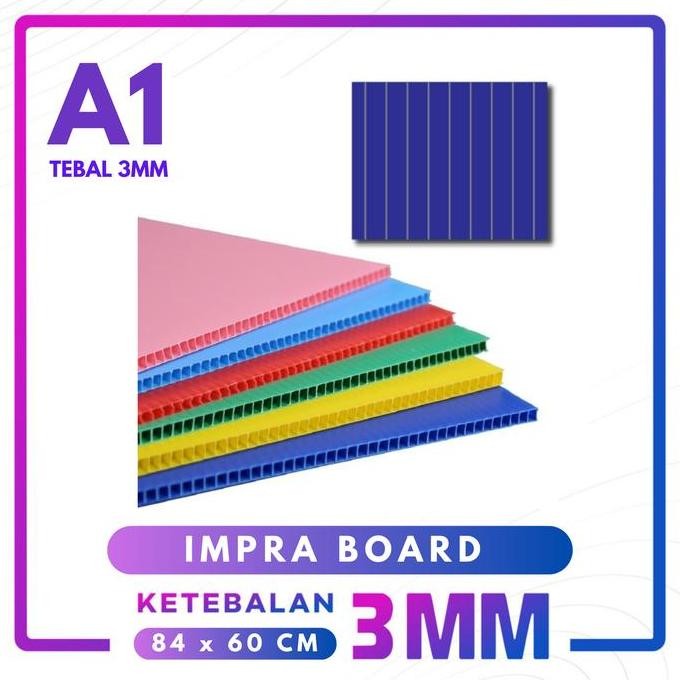 

new !!! Impraboard 3mm A1 (84 x 60 cm) / Bahan Display / Infraboard