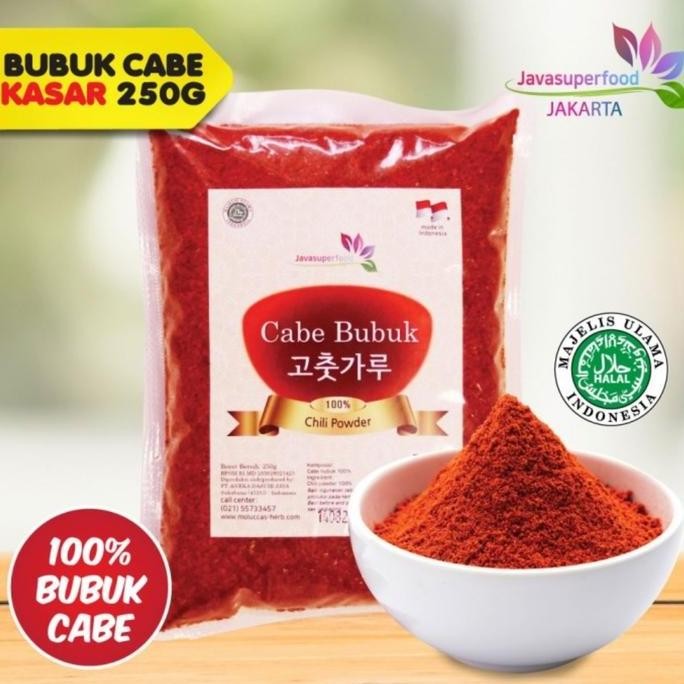 

gochugaru - cabe bubuk kasar korea 250 gr level 30 chili powder