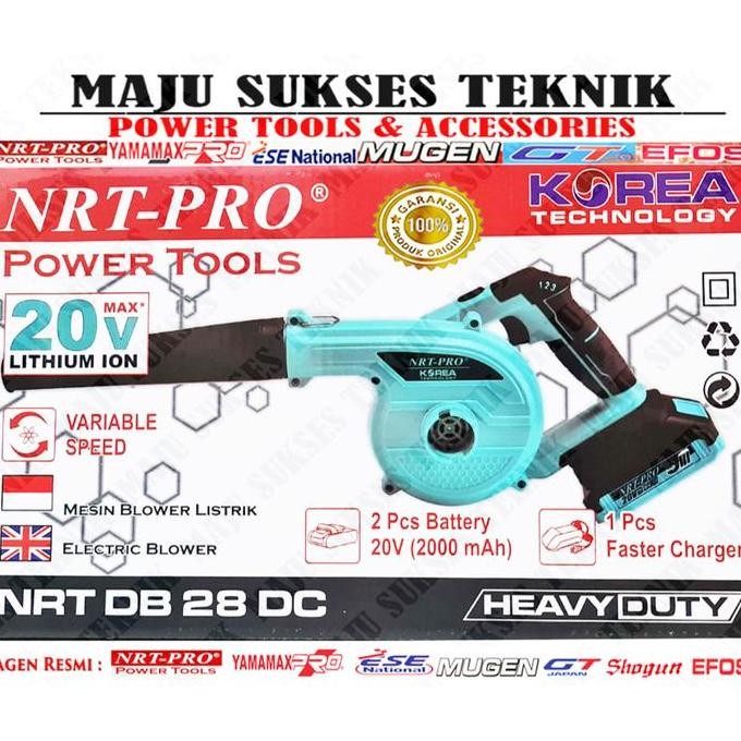 NRT PRO DB28DC Blower Tangan Berbaterai / Cordless Blower Vacuum