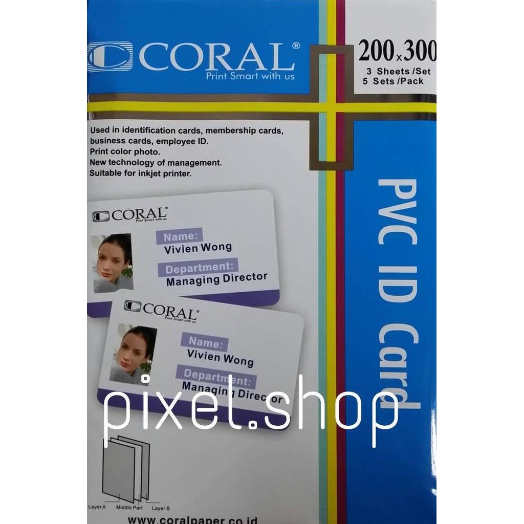 new  Kertas Print Foto PVC | ID CARD A4 | Print Photo Paper PVC A4