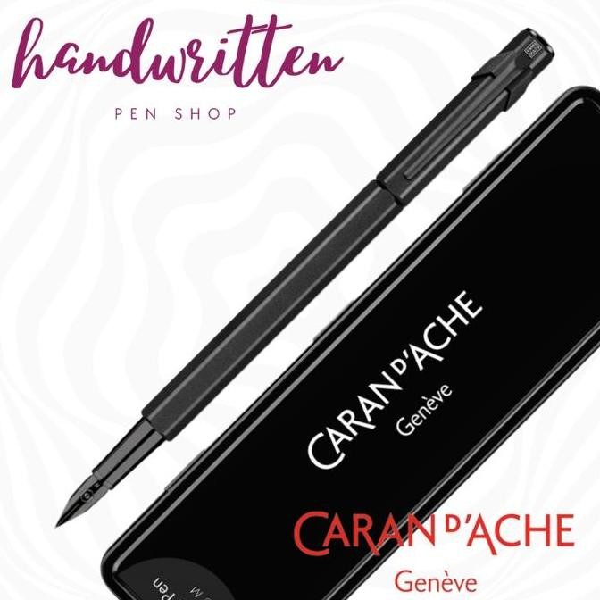 

BEBAS ONGKIR - CARAN DACHE 849 Black Code Fountain Pen
