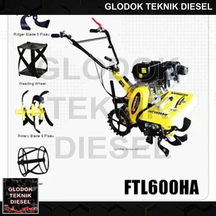 FIRMAN Mesin Bajak Lahan Kebun Cultivator FTL 600 HA Tiller Machine