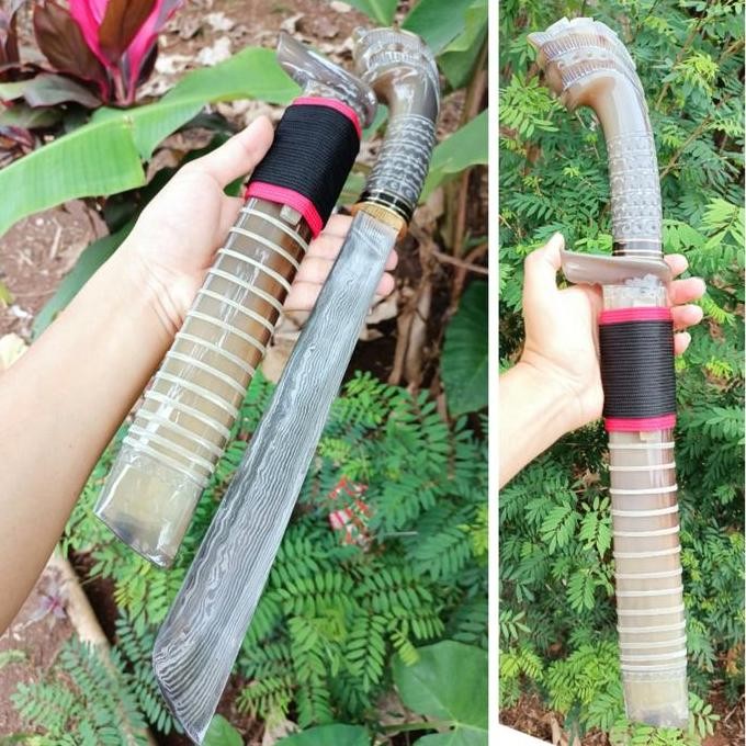 GOLOK TOGOG PAMOR FULL TANDUK BULE