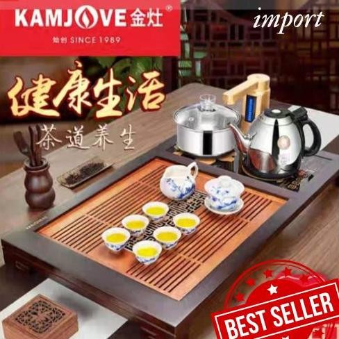 Meja Chinese Tea TeaSet Kamjove Papan Tray Pot Teko Teh China Set