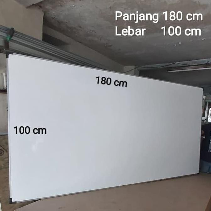 

Whiteboard besar 100 x 180 cm papan tulis besar 180 x 100 cm
