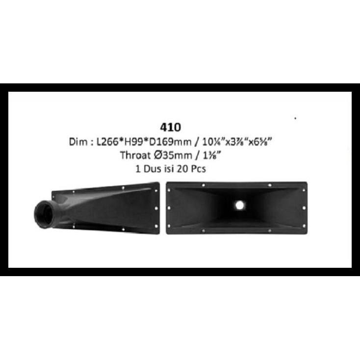 TERBARU CORONG TWEETER / CORONG 410 / HORN TWEETER / CORONG PERSEGI PANJANG 