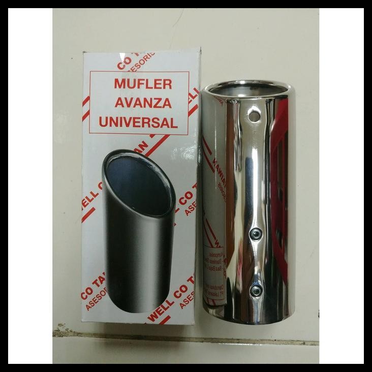 TERMURAH MUFFLER BUNTUT UJUNG KNALPOT MOBIL TOYOTA AVANZA / XENIA 2004 SAMPAI 2022 MODEL ORISINIL 