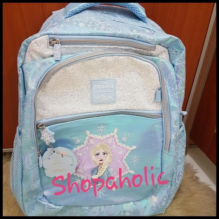 Tas ransel Smiggle Original backpack Frozen Elsa