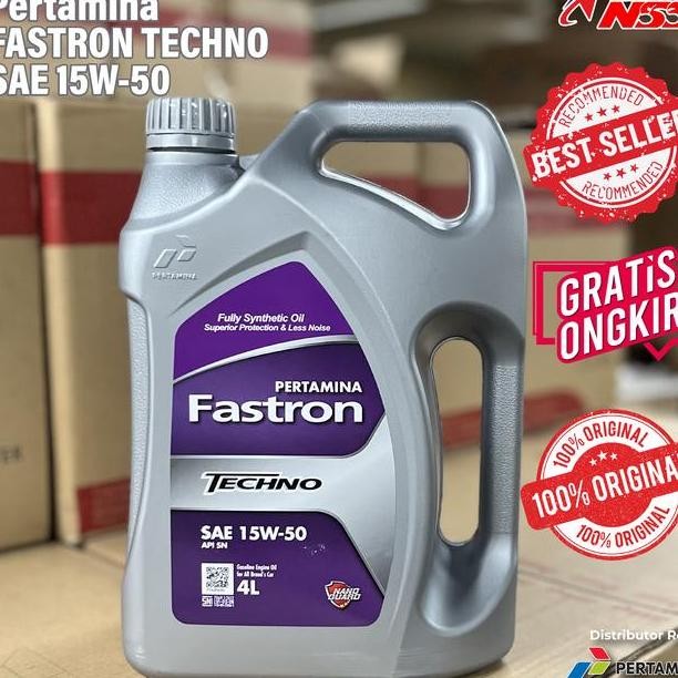 Oli Mobil Pertamina Fastron Techno 15W50 Lam 4L