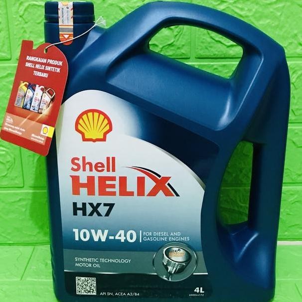 Oli Mesin Shell Helix Hx7 10W40 4Liter