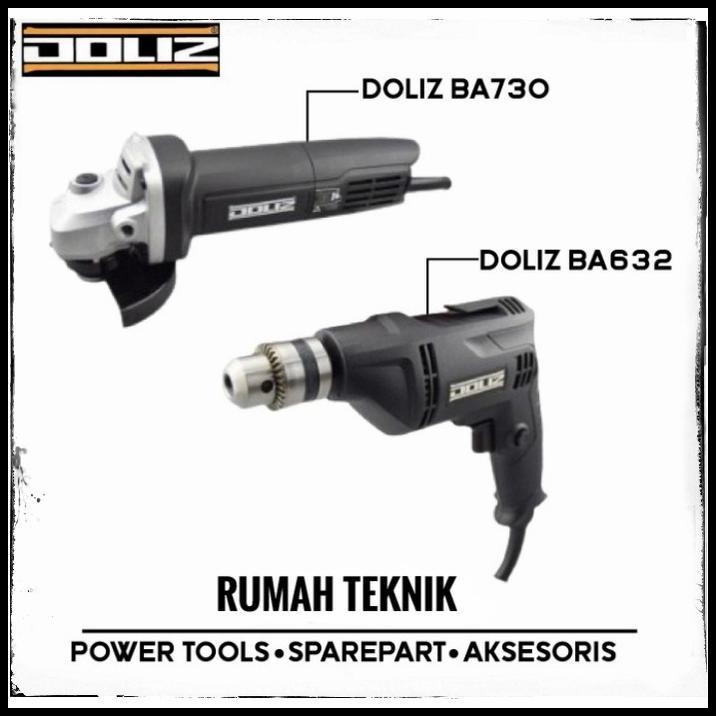 Promo Paket Gerinda Tangan Doliz ( BA-730 ) & Bor 10mm Doliz BA 632