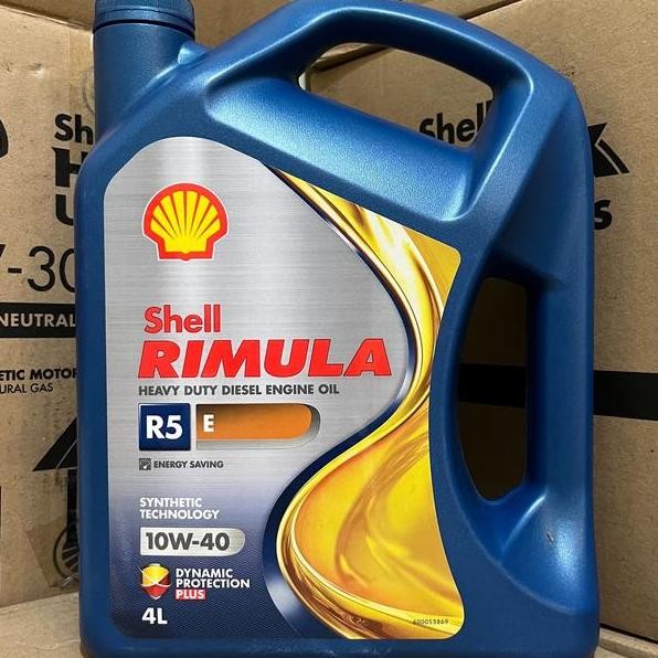 Shell Rimula R5E 10W40 Oli Mobil 4 Liter Oli Shell Mobil