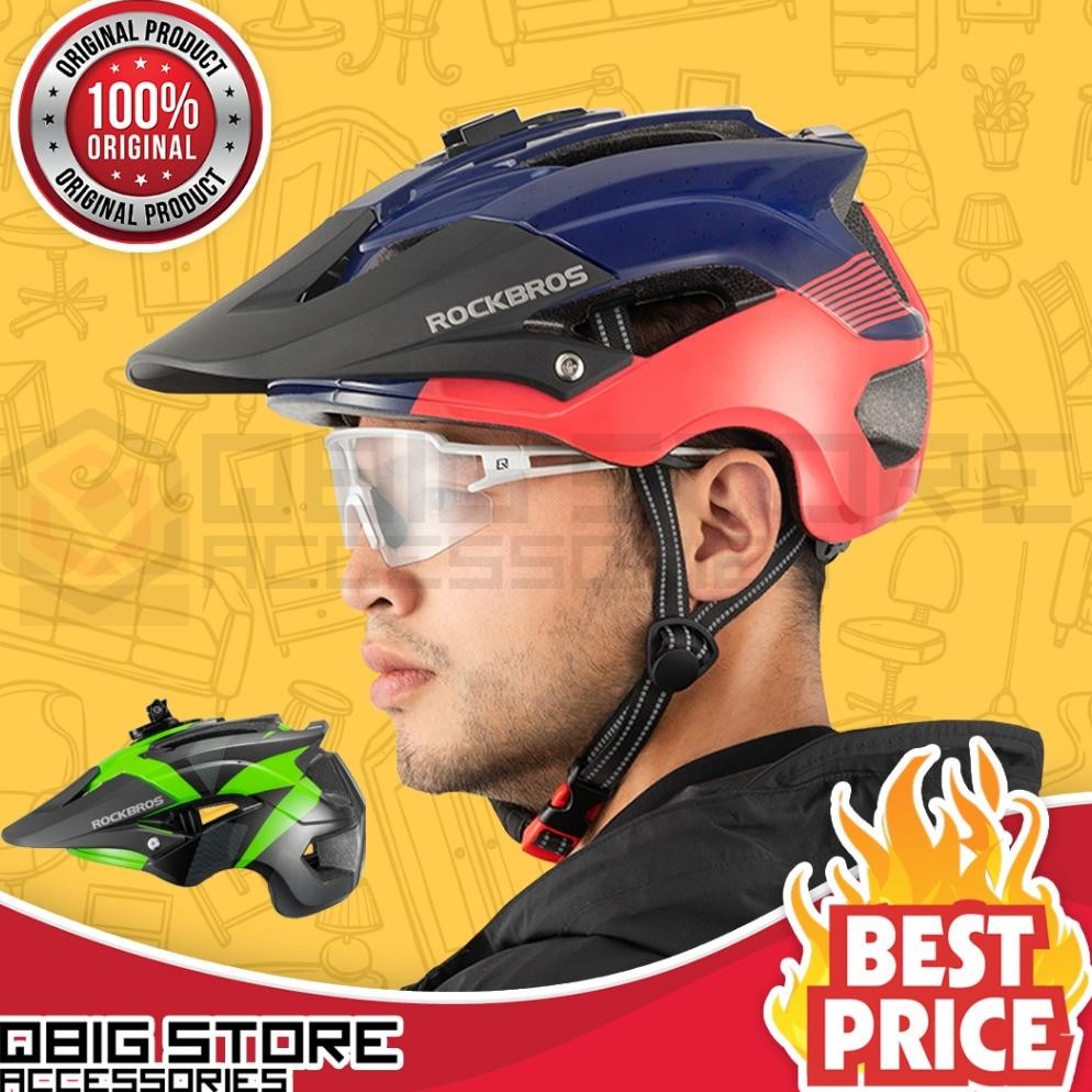 Terlaris Helm Sepeda Rockbros Ts-45 Downhill Gopro Helmet Trail Offroad