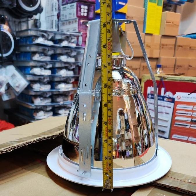 Kap Downlight 8Inch Rumah Lampu 8" Rumah Lampu Downlight E27 8Inch