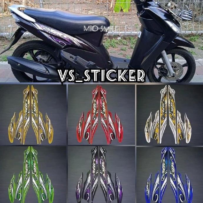 SALE STRIPING STICKER LIST BODY MOTOR YAMAHA MIO SMILE 2010 FULL SET ORIGINAL SPORTY