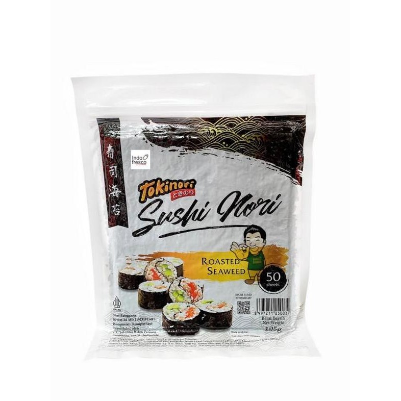 

Tokinori Sushi Nori- Roasted Seaweed- Rumput Laut 50Lembar Kualitas Terbaik Harga Termurah