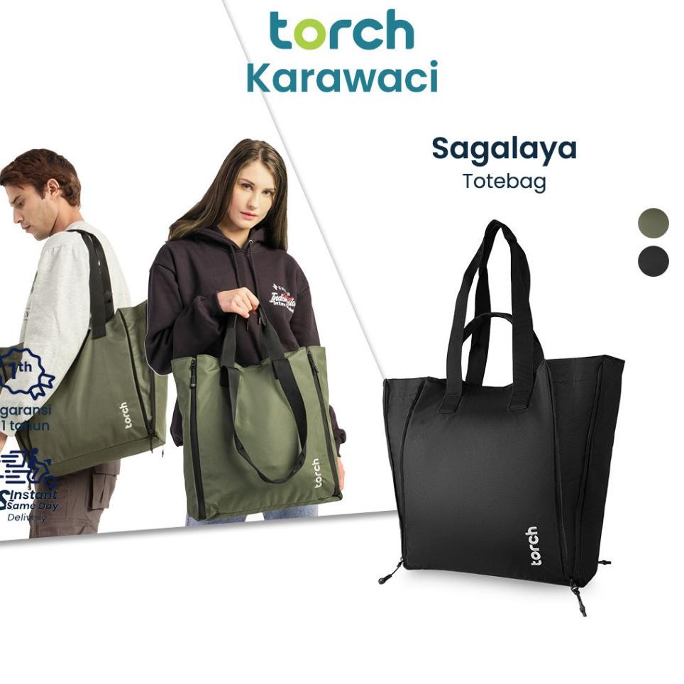 Torch Sagalaya 2 In 1 Totebag Selempang Tas Belanja Besar