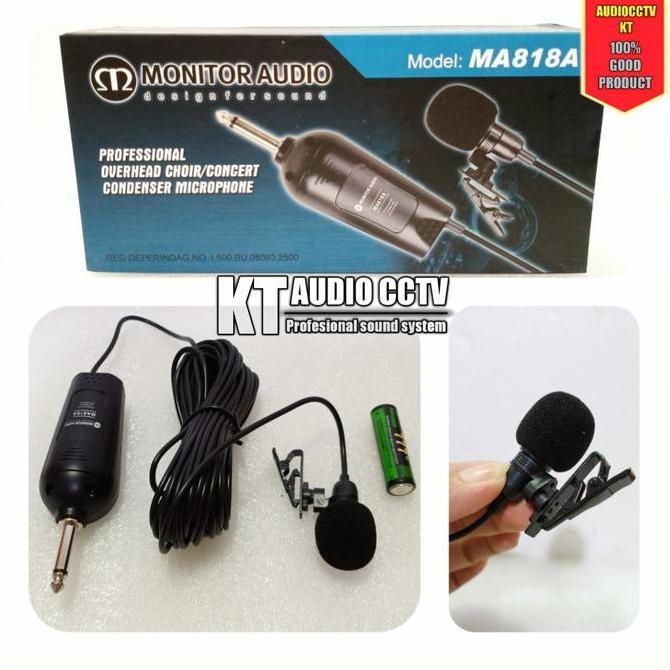 Mic - Microphone Monitor Audio Clip On Kabel Ma818A Forsale