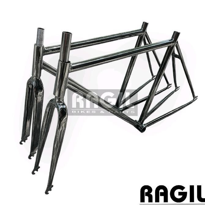 SALE FRAME SEPEDA FIXIE 700C BESI OVERSIZE & STANDAR | WARNA HITAM MERAH BIRU ABU | SET FORK DALANGA