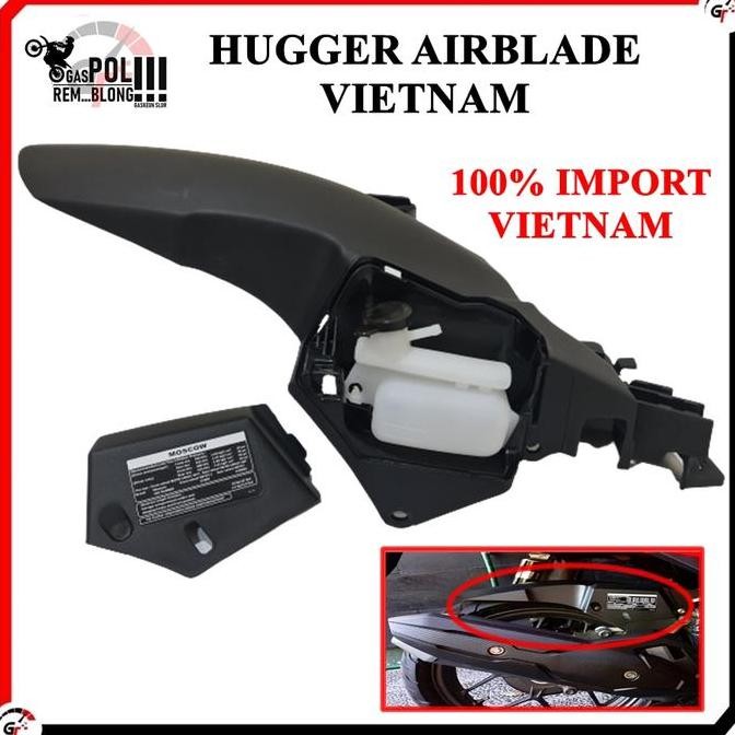Hugger Spakbor Kolong Belakang Vario 125 150 160 Pcx Cbu Air Blade - Aksesoris Motor Sporty Original