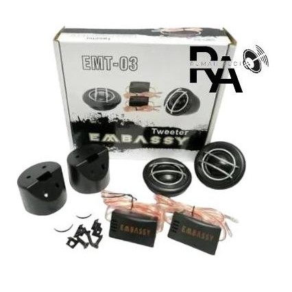 Speaker Mobil Tweeter Magnet Embassy Emt-03 Tweeter Audio Termurah