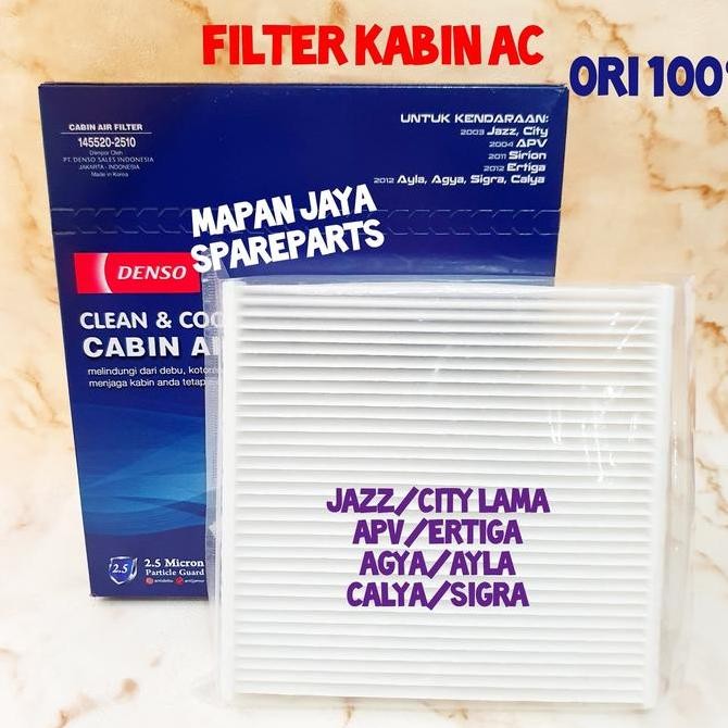 baru filter kabin ac mobil ertiga agya ayla jazz granmax sigra calya denso