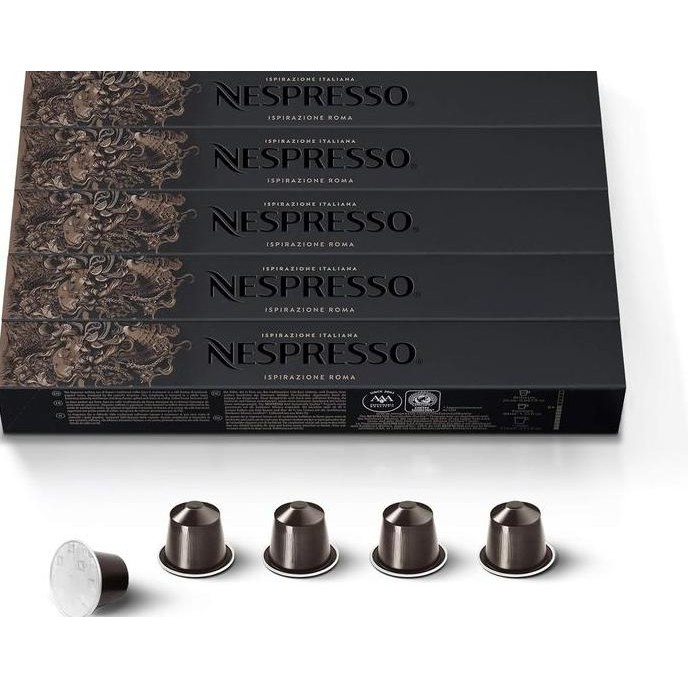 

READY NESPRESSO ROMA COFFEE CAPSULE - 10 PODS KAPSUL KOPI ISPIRAZIONE ITALIANA