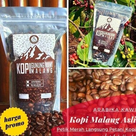 

READY KOPI ARABIKA GUNUNG KAWI 250GR - BUBUK MURNI BIJI ASLI MALANG