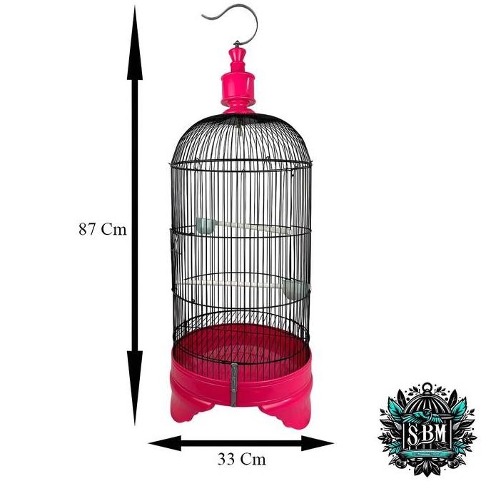 Sangkar Lovebird Kapsul Besi Import Tebok Pvc Tebal Set Putih| Kandang Lovebird Sangkar Burung Love 