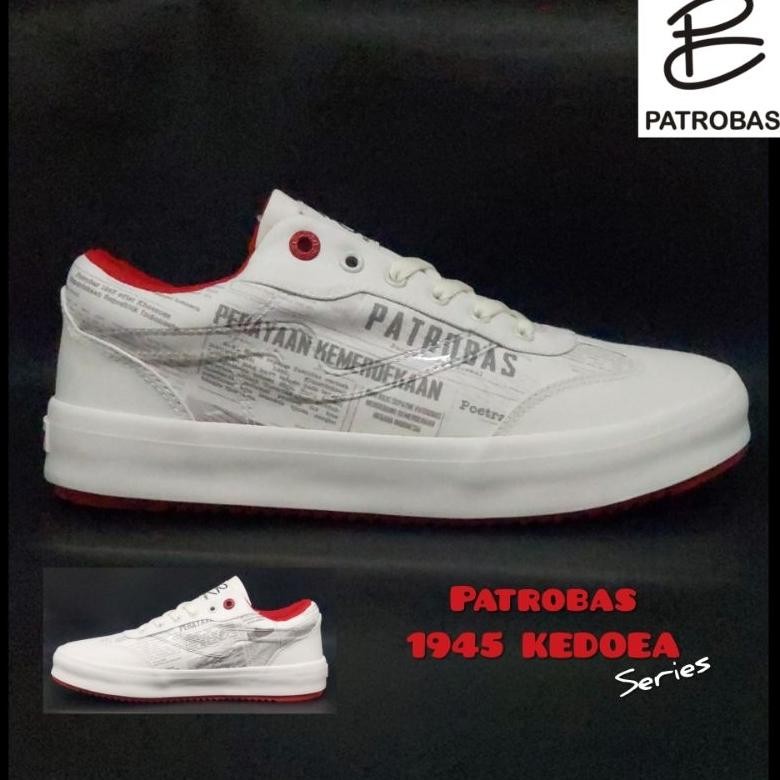Sepatu Sneakers PATROBAS 1945 KEDOEA Edisi Kemerdekaan (Original) SALE