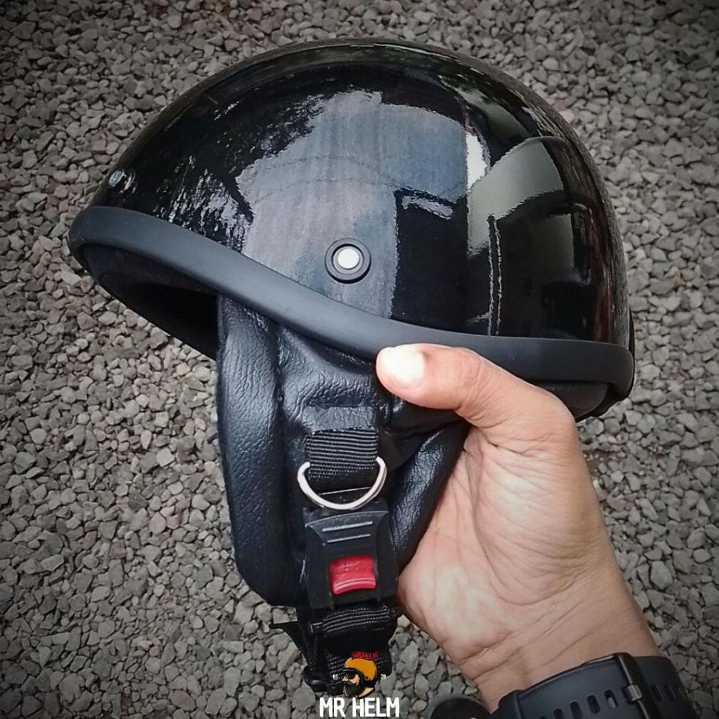 Terlaris Helm Custom Cetok Helm Chip Retro Turtle Harley Vespa