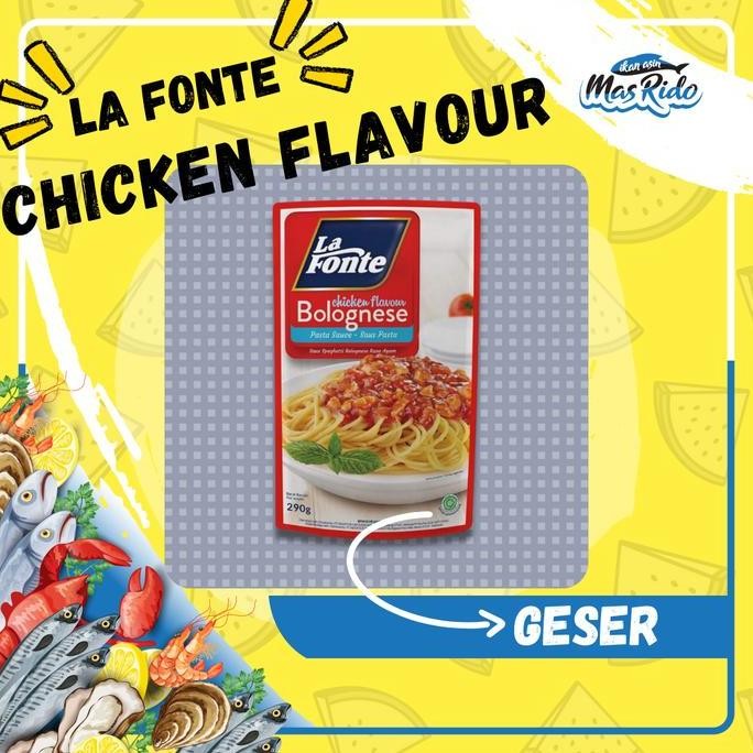 

Bolognese La Fonte Chicken Flavour 290 gr Rasa Ayam Harga Termurah