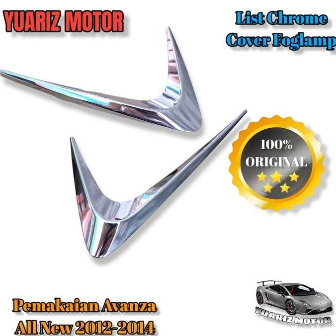 Sale List Chrome Foglamp All New Avanza 2012-2014 Cover Lampu Kabut Ori Satuan