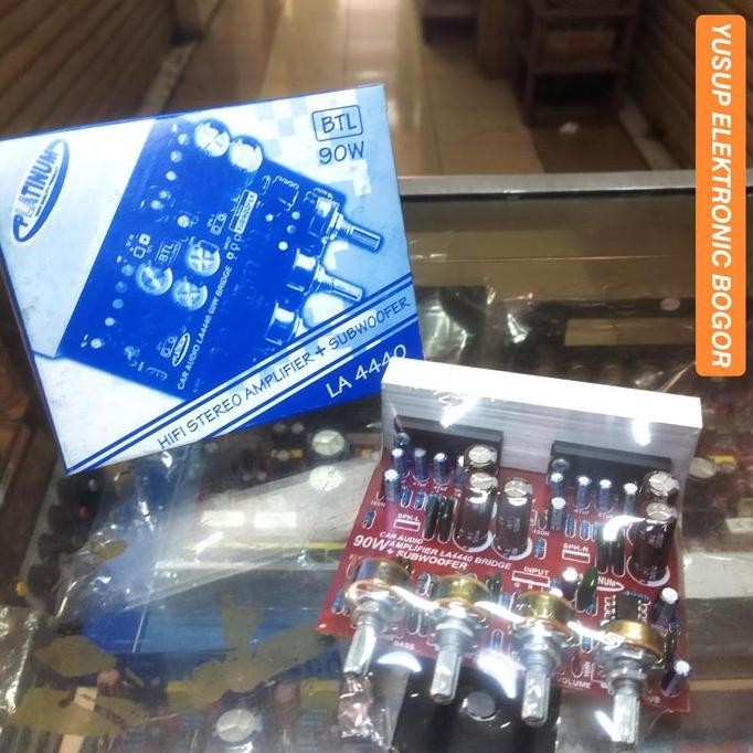 Kit Power Amplifier Stereo Plus Subwoofer LA4440 90W PLATINUM FORSALE