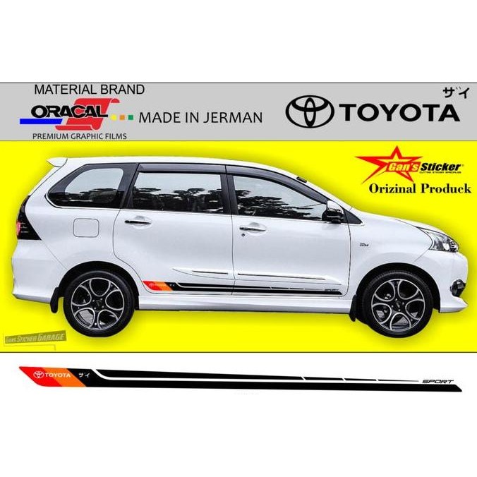 Sale Stiker Toyota Avanza Veloz 2012-2013 Emblem Logo Body Mobil
