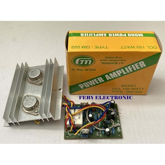 KIT GM 022 Power OCL 150 Watt Mono BEST QUALITY