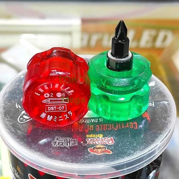 obeng bolak-balik mini engineer dst-06/dst-07 - reversible screwdriver cebol berkualitas