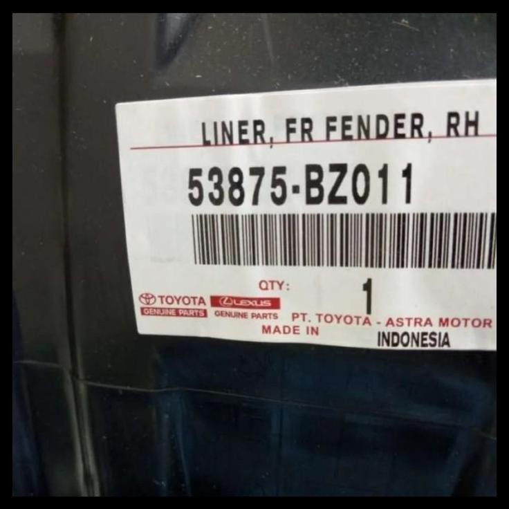 HOT DEAL ASTRA LINER FENDER SPAKBOARD DEPAN KIRI+KANAN XENIA VVTI 53876/5-BZ011 DAIHATSU TOYOTA 2004