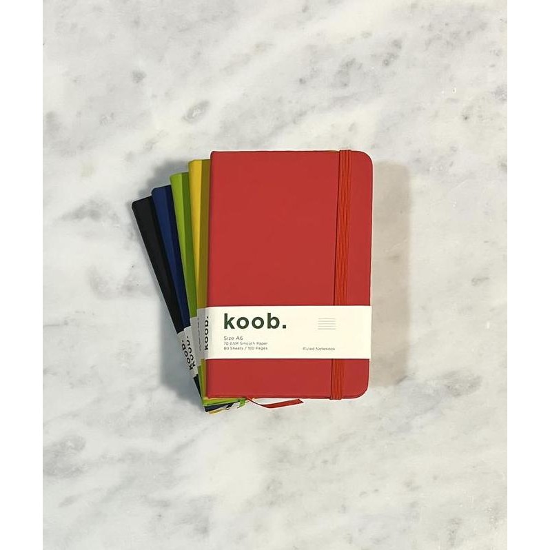 

Koob. Notebook A6 Hardcover Buku Tulis Agenda Jurnal Diary