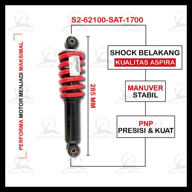BEST DEAL ASPIRA SHOCKBREAKER FU SATRIA F150 MONOSHOCK BELAKANG MOTOR SUZUKI