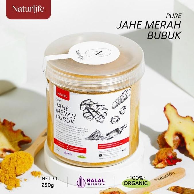 

Original Jahe Merah Bubuk 250gr Asli - Red Ginger Powder Original Imun Booster Organik