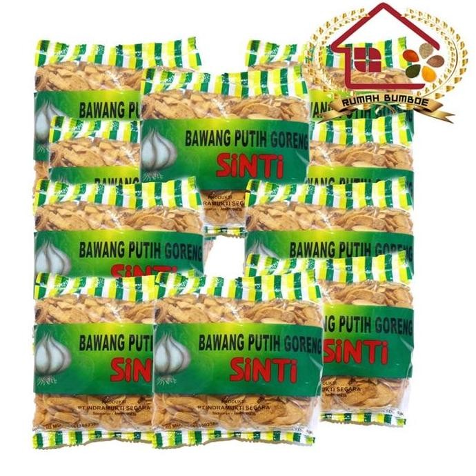 

Original SINTI Bawang Putih Goreng 10 x 50gr - Garlic Powder Rempah Masakan Praktis