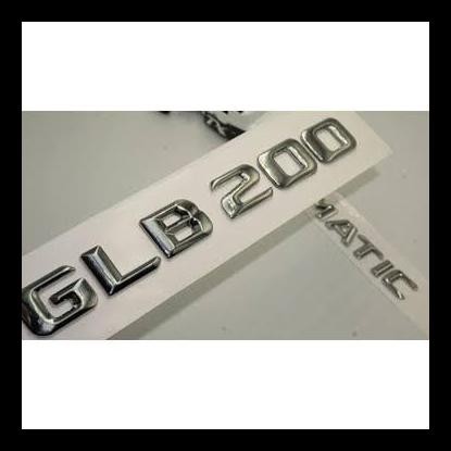 TERMURAH EMBLEM TULISAN MERCEDES BENZ GLB200 GLB250 GLB300 EMBLEM BAGASI GLB200 